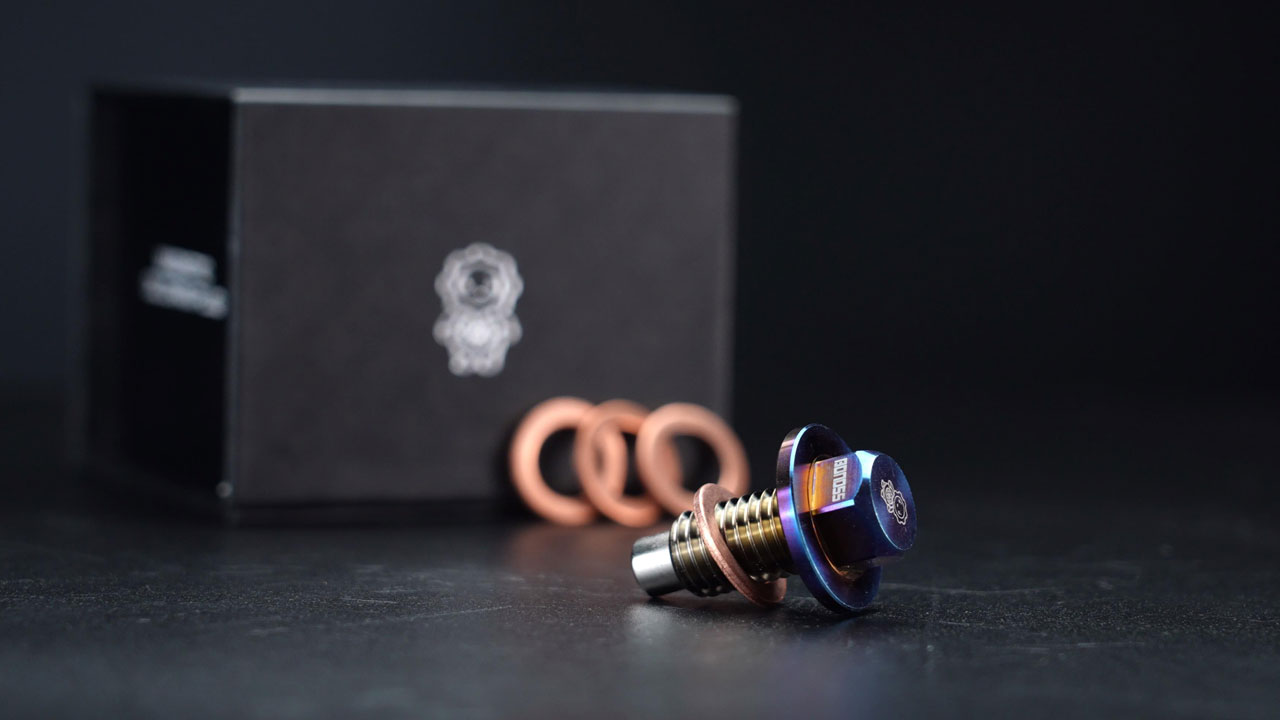 What Size is the Oil Drain Plug on a Lexus 200t BONOSS Forged Titanium Magnetic Oil Drain Plug Kit (1)