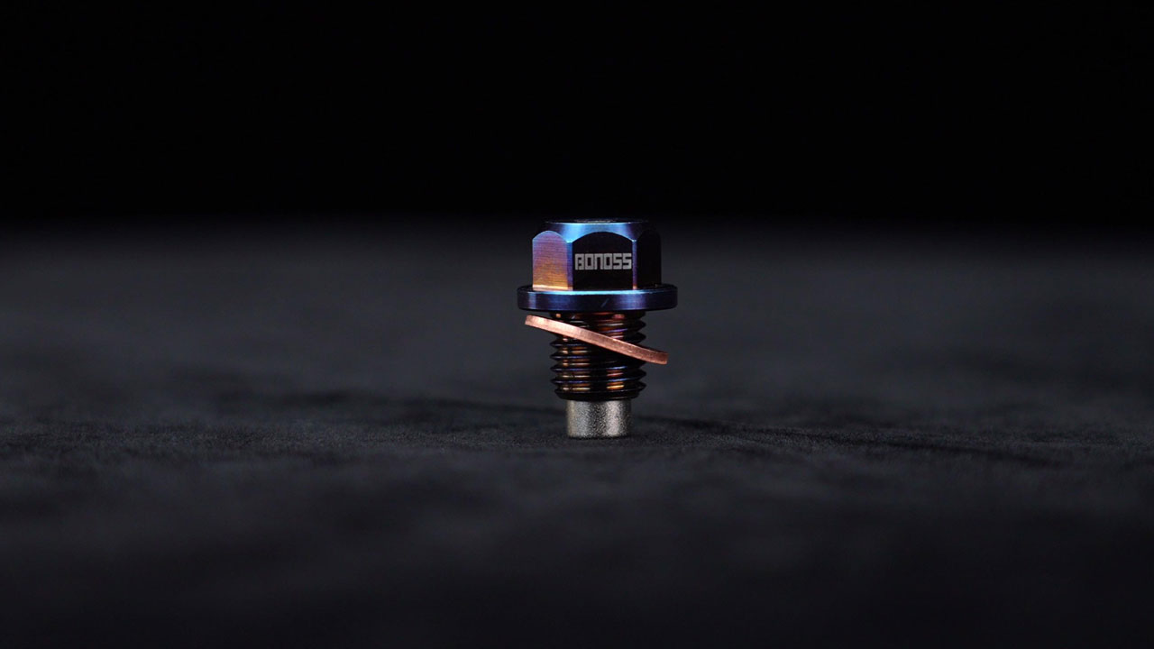 What Size is the Oil Drain Plug on a Lexus GX460 BONOSS Forged Titanium Magnetic Oil Drain Plug Kit (3)