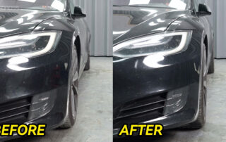 Does Tesla Model S Wheel Spacer Size Affect EV Range BONOSS Forged Active Cooling Aluminum Hubcentric Spacers Before and After CHZ (1)