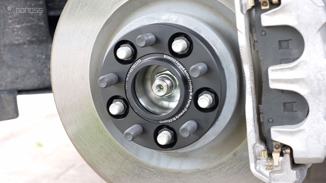 What Bolt Pattern is a 2025 Ford Explorer Spacer BONOSS Forged Active Cooling Hubcentric Spacers Before or After CHZ (2)