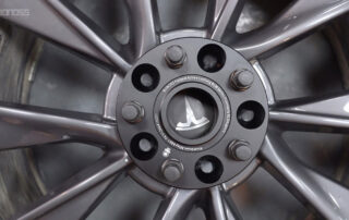 What Size Are 2025 Tesla Model S Wheel Spacers BONOSS Forged Active Cooling Aluminum Hubcentric Spacers Before and After CHZ (2)