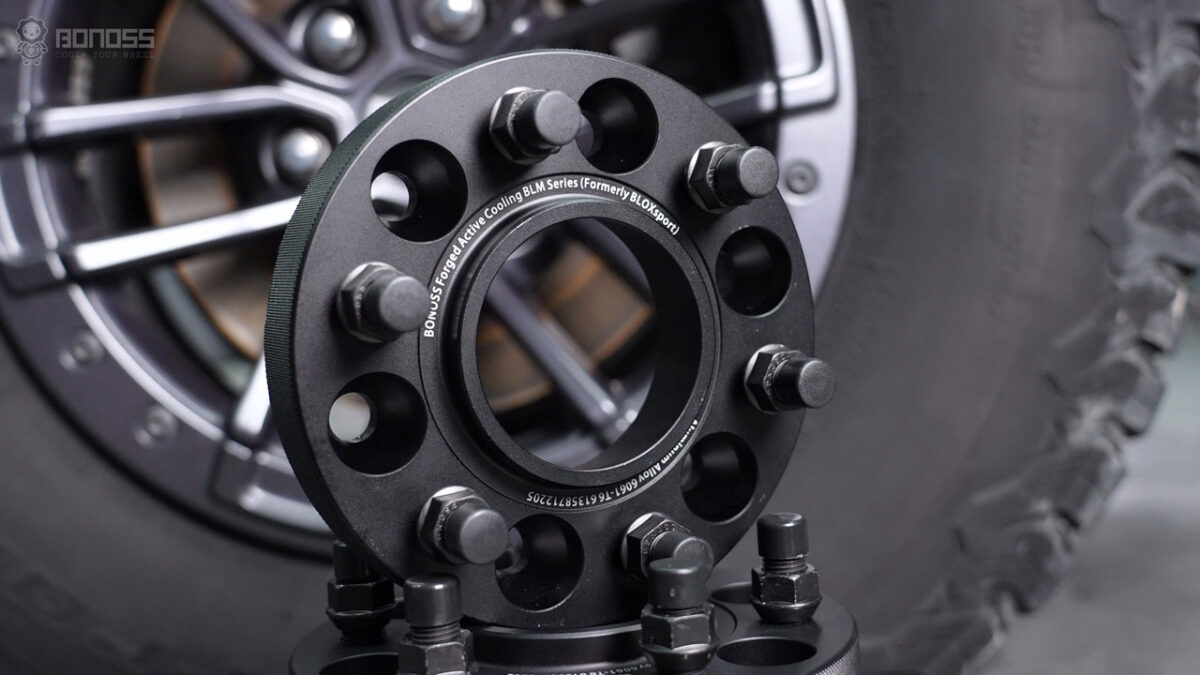 BONOSS 6x139.7 Wheel Spacers 25mm (1 Inch) For Toyota LC300 Tundra 2022 - Forged Aluminum, Hub Centric