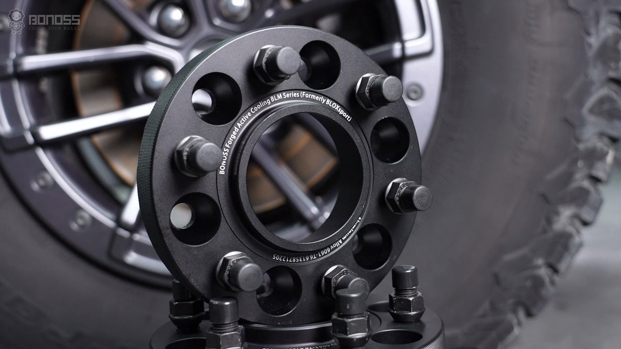 How Much Are 2025 Toyota Tundra Wheel Spacers Before and After BONOSS Forged Active Cooling Hubcentric Aluminum Alloy Rim Spacers CHZ (1)