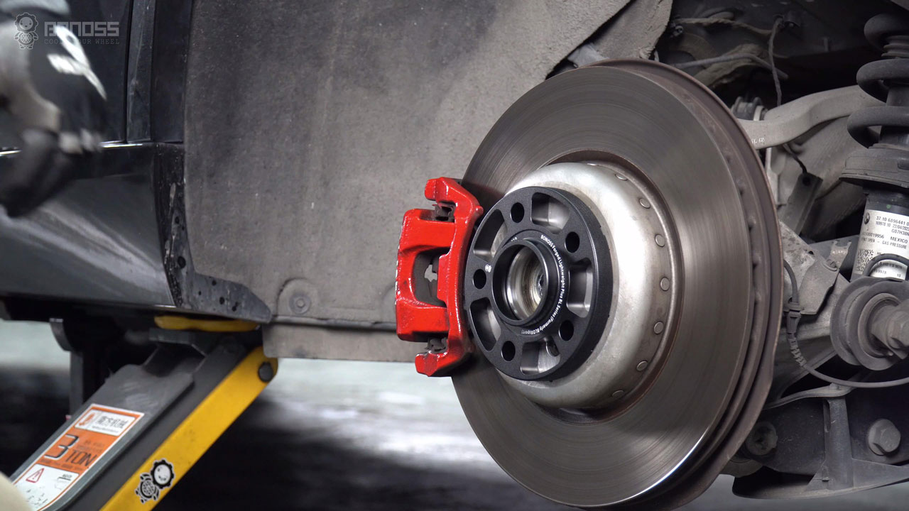How Much Are Good BMW X5 Wheel Spacers BONOSS Forged Lightweight Plus Hub Centric Spacers Before and After CHZ (2)