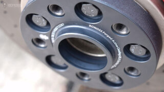 What Are Maserati GranTurismo Wheel Spacers Torque Spec BONOSS Forged Active Cooling Aluminum Alloy Rim Spacers Before and After CHZ (1)