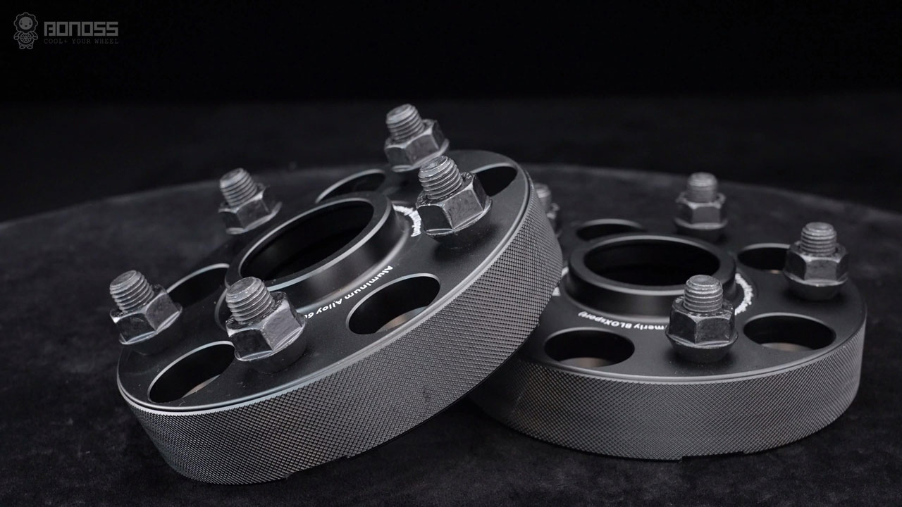 What is the Best Tesla Model X Wheel Spacer Size Guide Reviews BONOSS Forged Active Cooling Hub Centric Spacers Before and After CHZ (4)