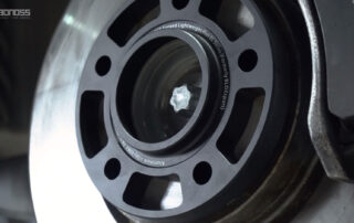 Quick 2025 Mercedes-Benz G-Class Spacer Size Reference Wheel Fitment Guide BONOSS Forged Active Cooling Hubcentric Tire Spacers Before and After (4)