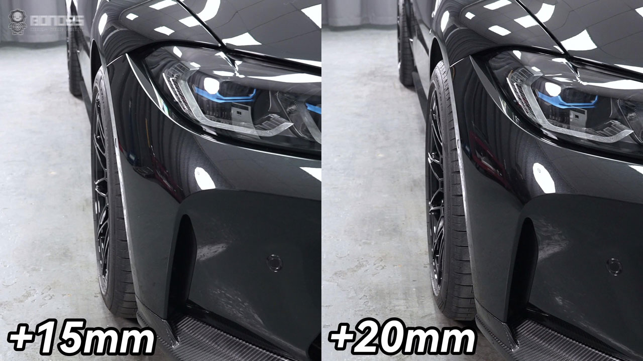 The Complete 2024-2025 BMW 5 Series G60 Spacer Size Flush Wheel Fitment Guide BONOSS Forged Lightweight Plus Hub Centric Spacers Before and After CHZ (4)