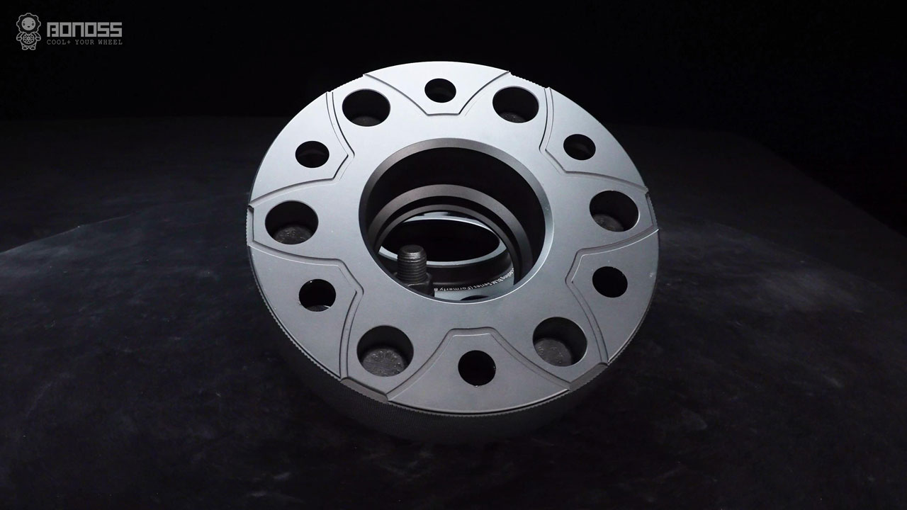 The Ultimate 2023-2025 Tesla Cybertruck Spacer Size Flush Wheel Fitment Guide BONOSS Forged Active Cooling Aluminum Hubcentric Spacers Before and After CHZ (5)