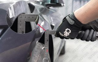 BONOSS Measuring - 2024 Tesla Model 3 SR PCD CB Wheel Spacer with Long Range Wheel Flush Fitment Guide CHZ (2)