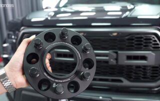 Aluminum F150 Tire Spacers OEM Fast Pickup or Delivery BONOSS Forged Active Cooling Adapters Hubcentric Spacers Before and After Example CHZ (1)