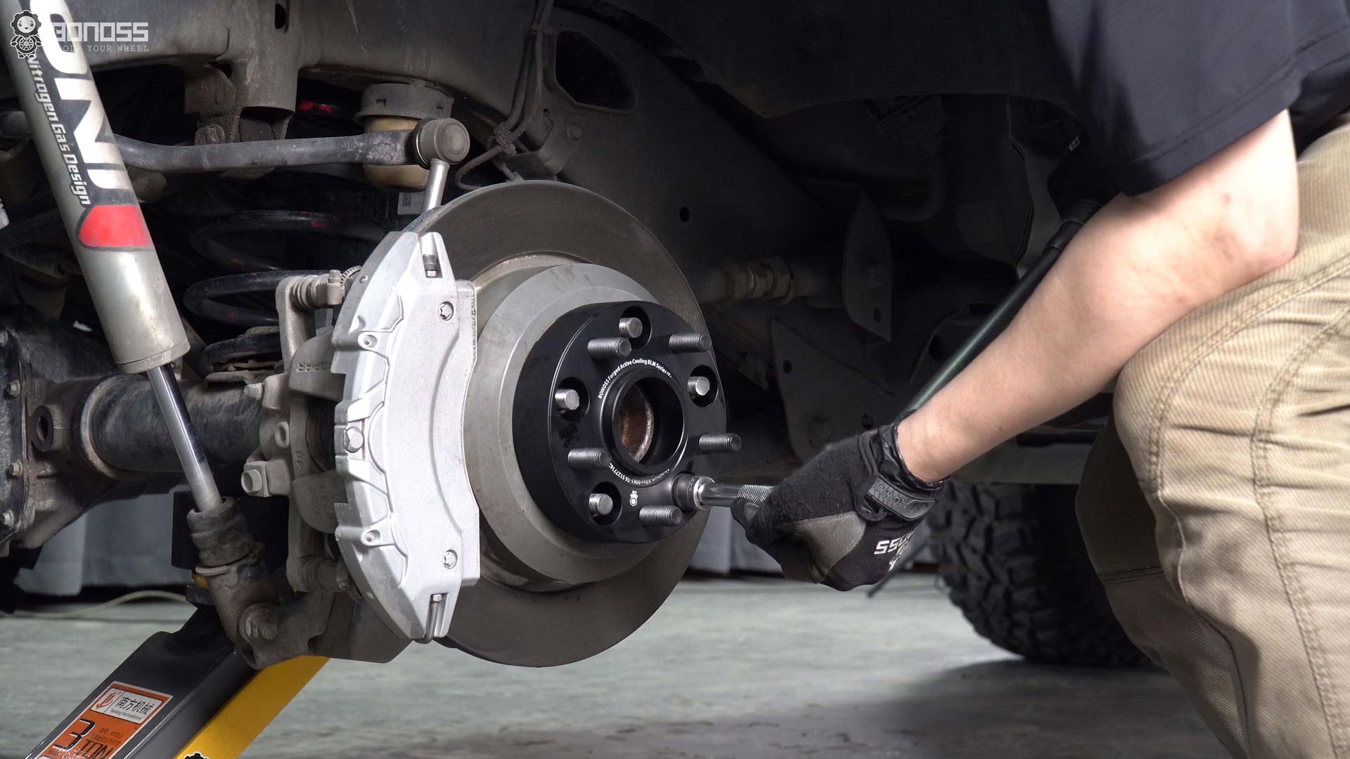 What Are Jeep Wrangler Wheel Spacers Torque Specs BONOSS Forged Active Cooling Adapters Hubcentric Spacers Before and After Example CHZ (1)