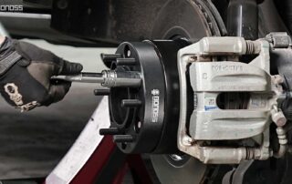 What Are Ram 1500 Wheel Spacers Torque Specs BONOSS Forged Active Cooling Adapters Hubcentric Spacers Before and After Example CHZ (2)