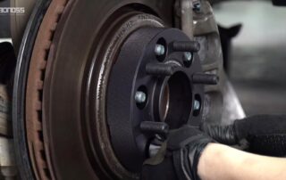 What Size F150 Tire Spacers Are Best BONOSS Forged Active Cooling Adapters Hubcentric Spacers Before and After Example CHZ