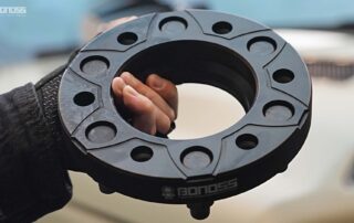 What Size Ram 1500 Wheel Spacers Are Best BONOSS Forged Active Cooling Adapters Hubcentric Spacers Before and After Example CHZ (2)