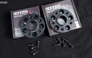 2025 Best 5x100 to 5x112 Adapters Size Guide (10mm to 20mm) BONOSS Forged Active Cooling Adapters Hubcentric Spacers Before and After Example CHZ (1)