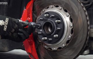 Best 5x115 Wheel Spacers for Dodge Charger Size Guide (2025 Update) BONOSS Forged Active Cooling Adapters Hubcentric Spacers Before and After Example CHZ (3)