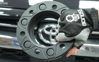 Toyota Tacoma Spacers TRD Sport Off-Roader Top Picks BONOSS Forged Active Cooling Adapters Hubcentric Spacers Pros Before and After Example CHZ (1)