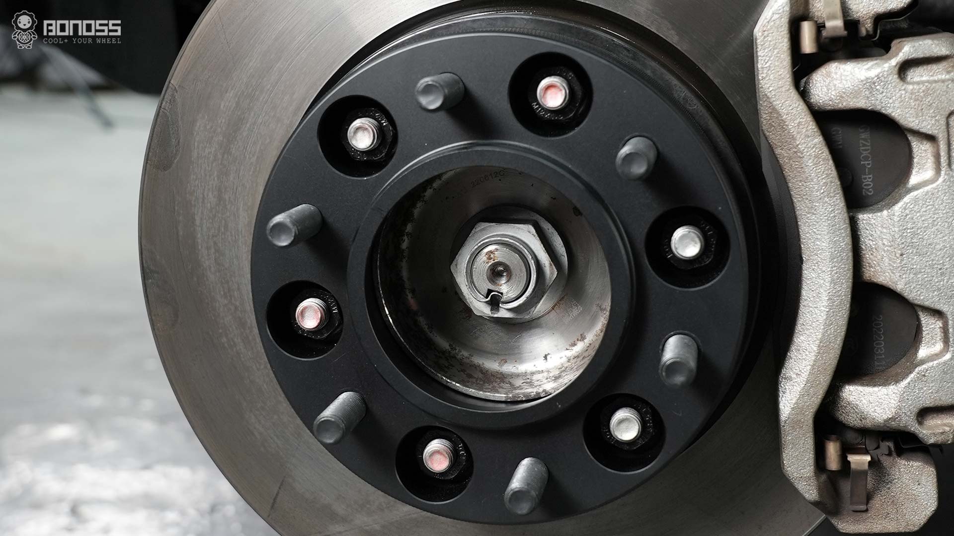 2017 Toyota Tacoma Wheel Spacers Perfect Size Fitment BONOSS Forged Active Cooling Adapters Hubcentric Spacers Pros Before and After Example CHZ (1)