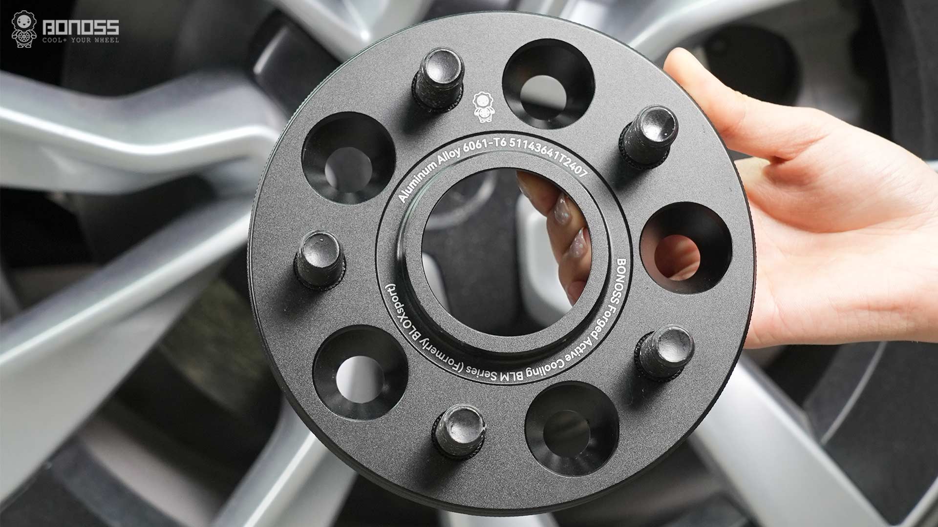 2025 Best Tesla Model 3 Performance Wheel Spacers Size Guide BONOSS Forged Active Cooling Adapters Hubcentric Spacers Pros Before and After Example CHZ (3)