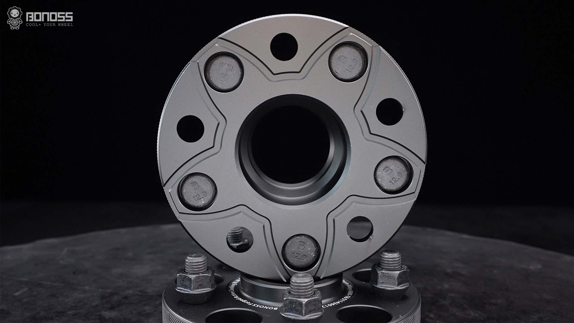 2025 Top-rated Tesla Model X Wheel Spacers Fitment BONOSS Forged Active Cooling Adapters Hubcentric Spacers Pros Before and After Example CHZ (2)