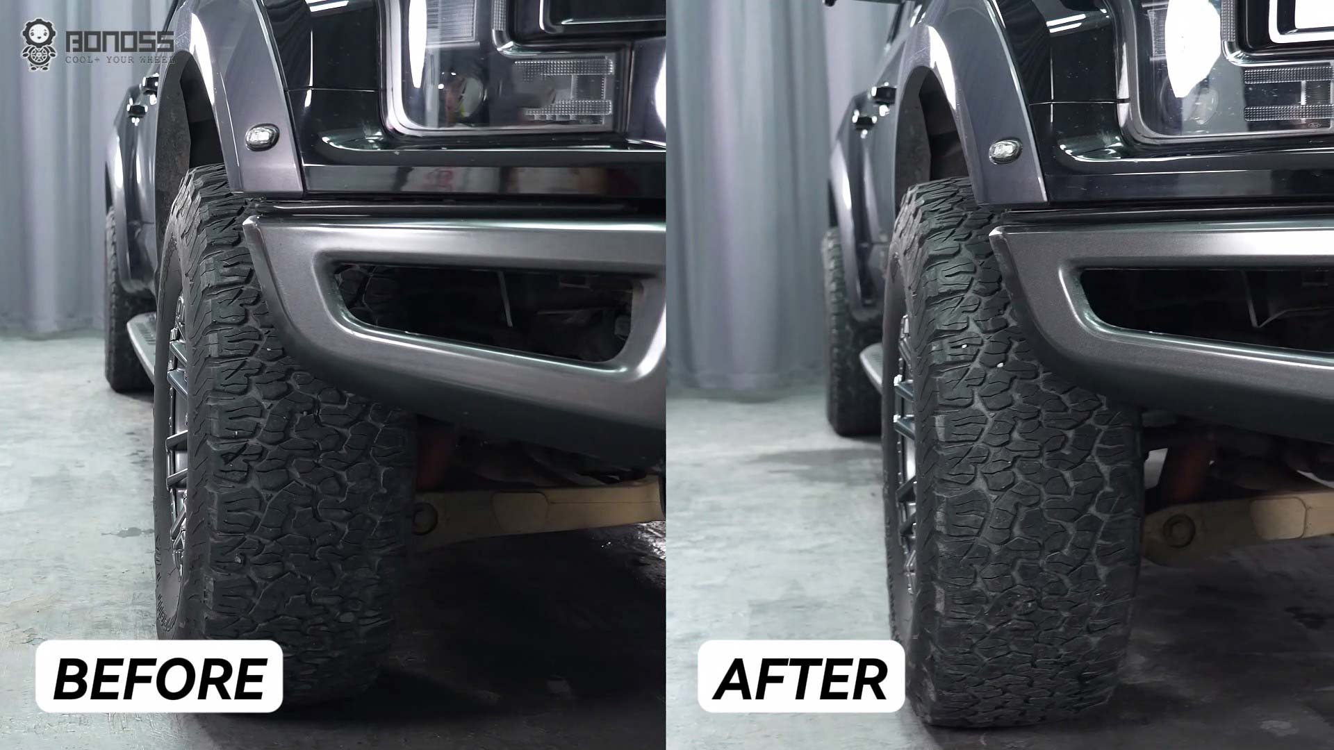 Best 1.5 Wheel Spacers F150 Offset, Safe Fitment BONOSS Forged Active Cooling Adapters Hubcentric Spacers Pros Before and After Example CHZ (3)