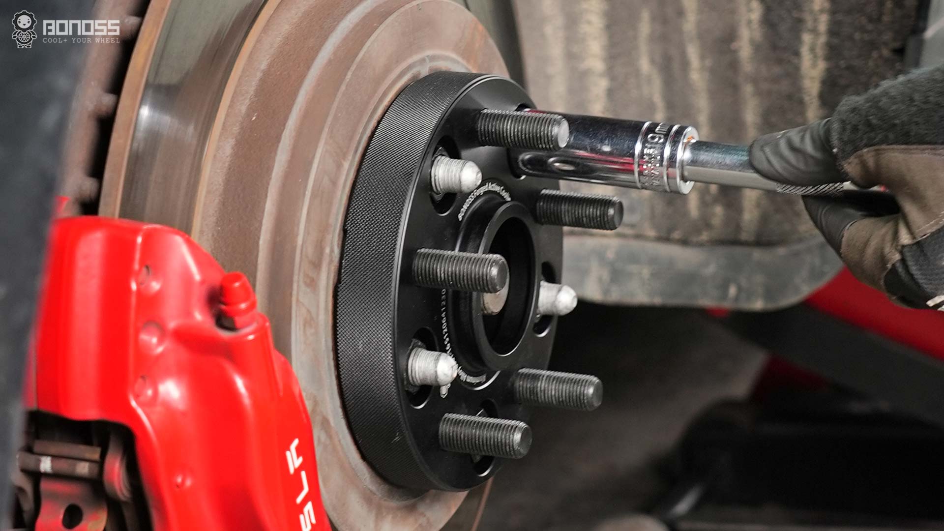 Ultimate Tesla Model S Spacers Torque Chart BONOSS Forged Active Cooling Adapters Hubcentric Spacers Pros Before and After Example CHZ (2)