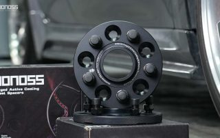 Ultimate Tesla Model S Spacers Torque Chart BONOSS Forged Active Cooling Adapters Hubcentric Spacers Pros Before and After Example CHZ (3)