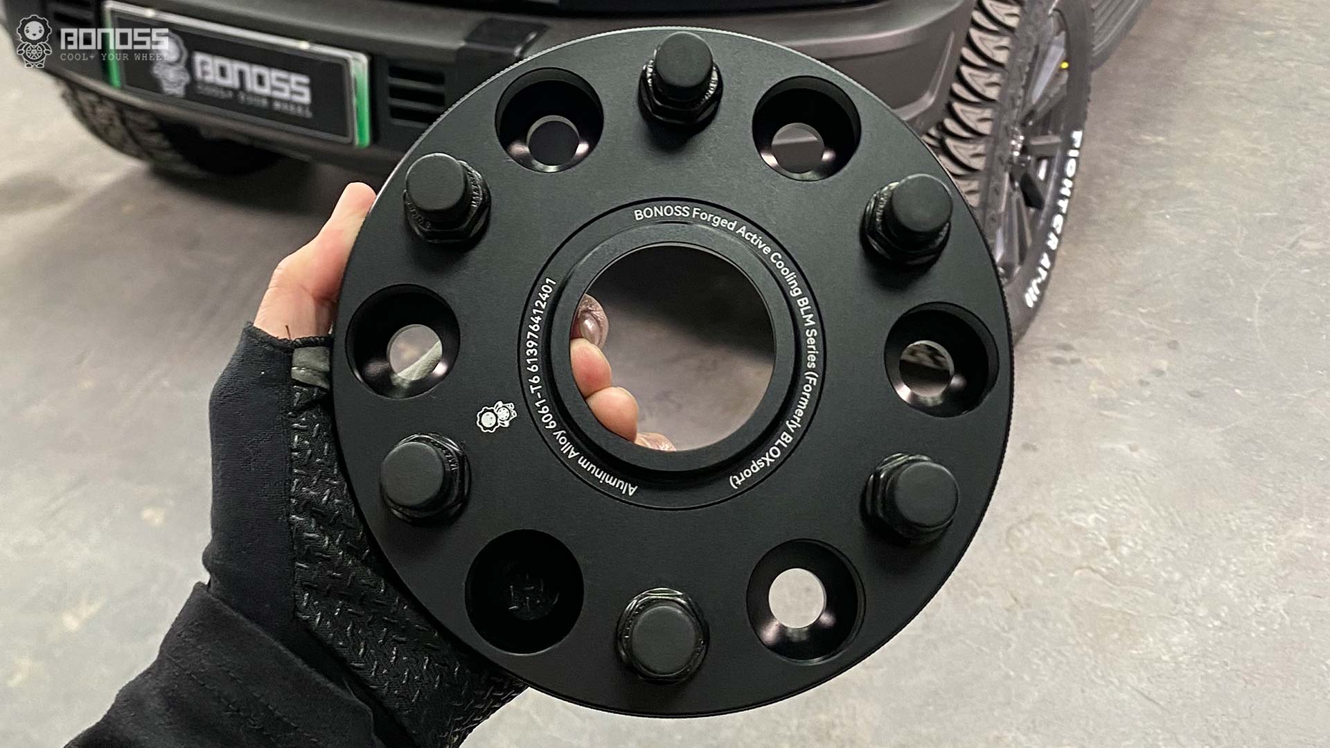 2022 Ford Bronco Wheel Spacers Guide Choosing the Perfect Size BONOSS Forged Active Cooling Adapters Hubcentric Spacers Pros Before and After Example CHZ (1)