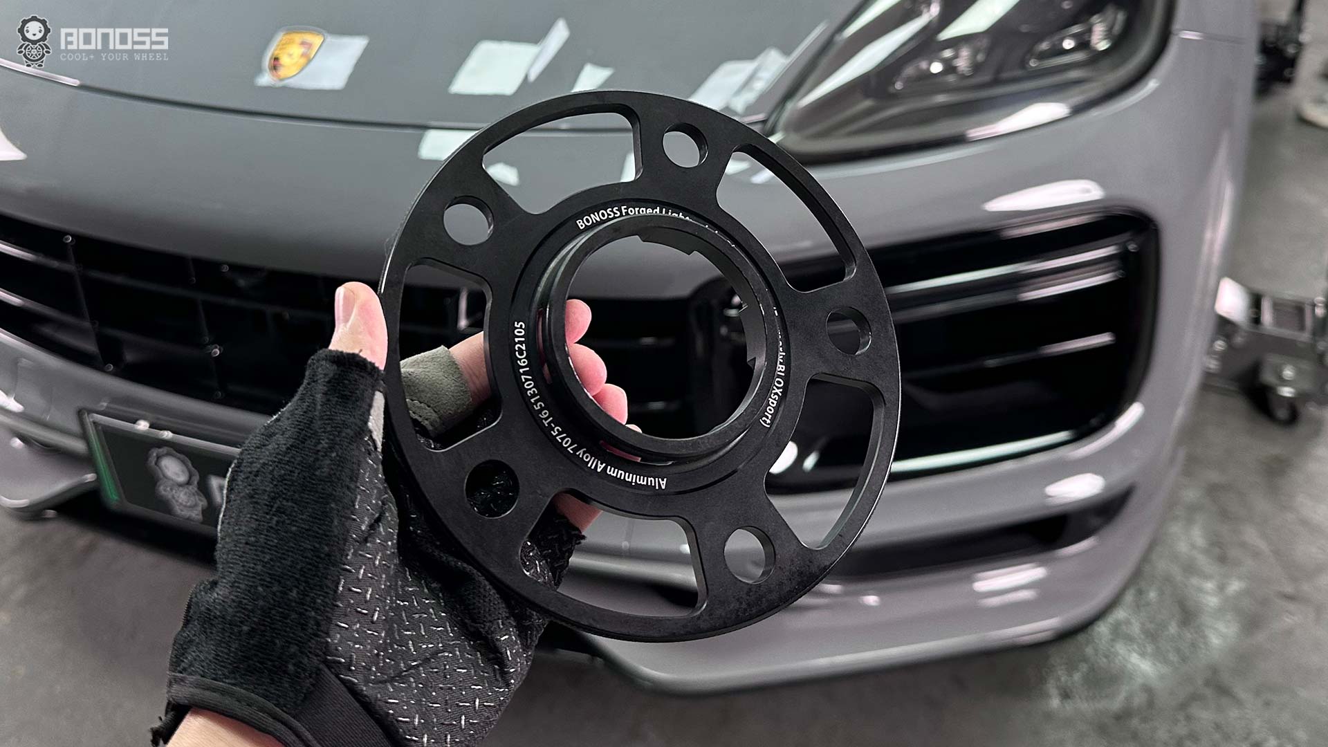 Best Cayenne Wheel Spacers Sizes 2025 Expert-Tested BONOSS Forged Lightweight Plus Adapters Hubcentric Spacers Before and After CHZ (1)