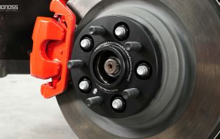 Best Wheel Spacers for Tesla Model 3 A Guide to Safe Fitment BONOSS Forged Active Cooling Adapters Hubcentric Spacers Pros Before and After Example CHZ (2)