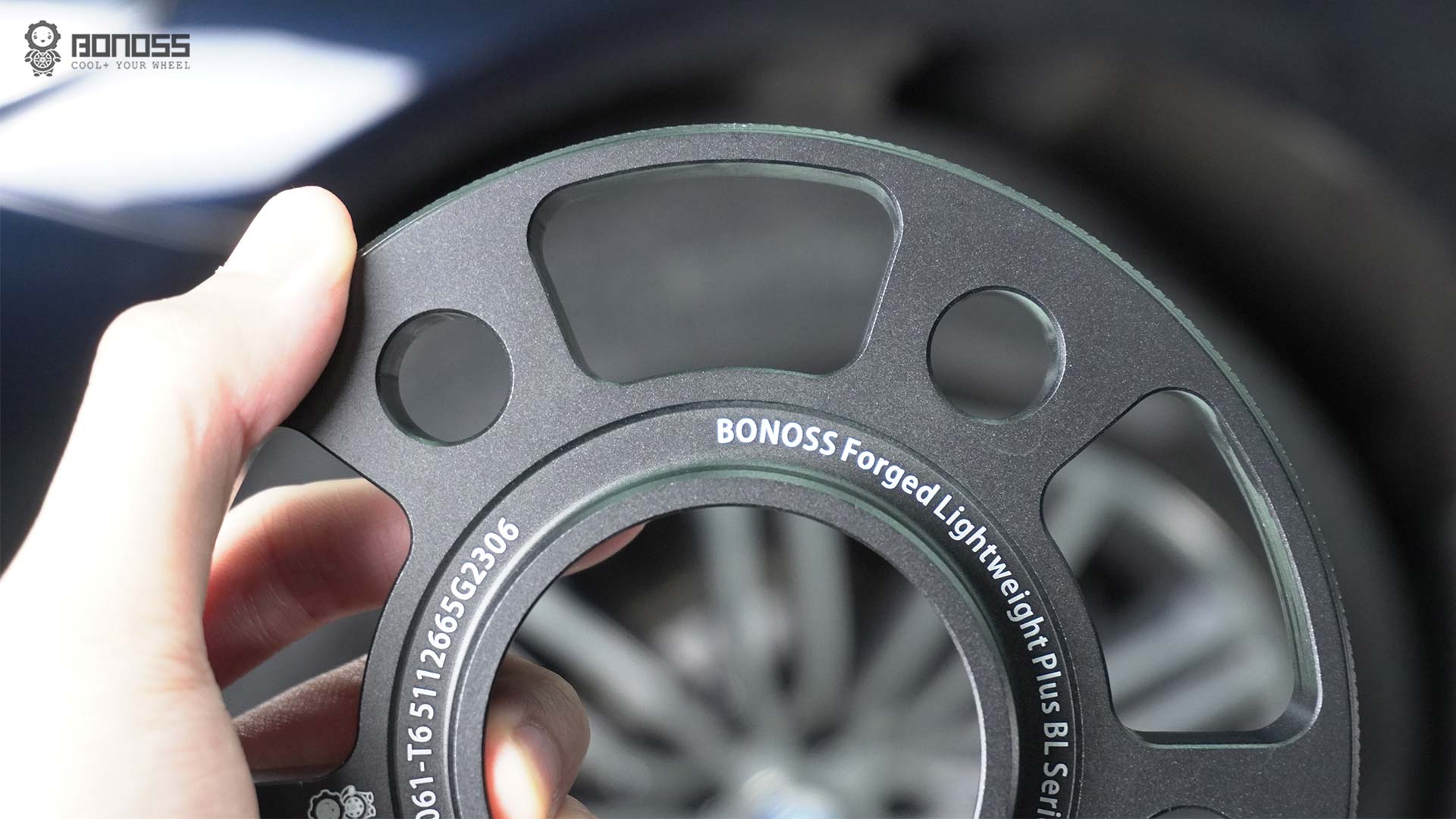 DIY Installing 10mm Spacers 5x114 3 Safely and Correctly BONOSS Forged Lightweight Plus Adapters Hubcentric Spacers Before and After CHZ (3)