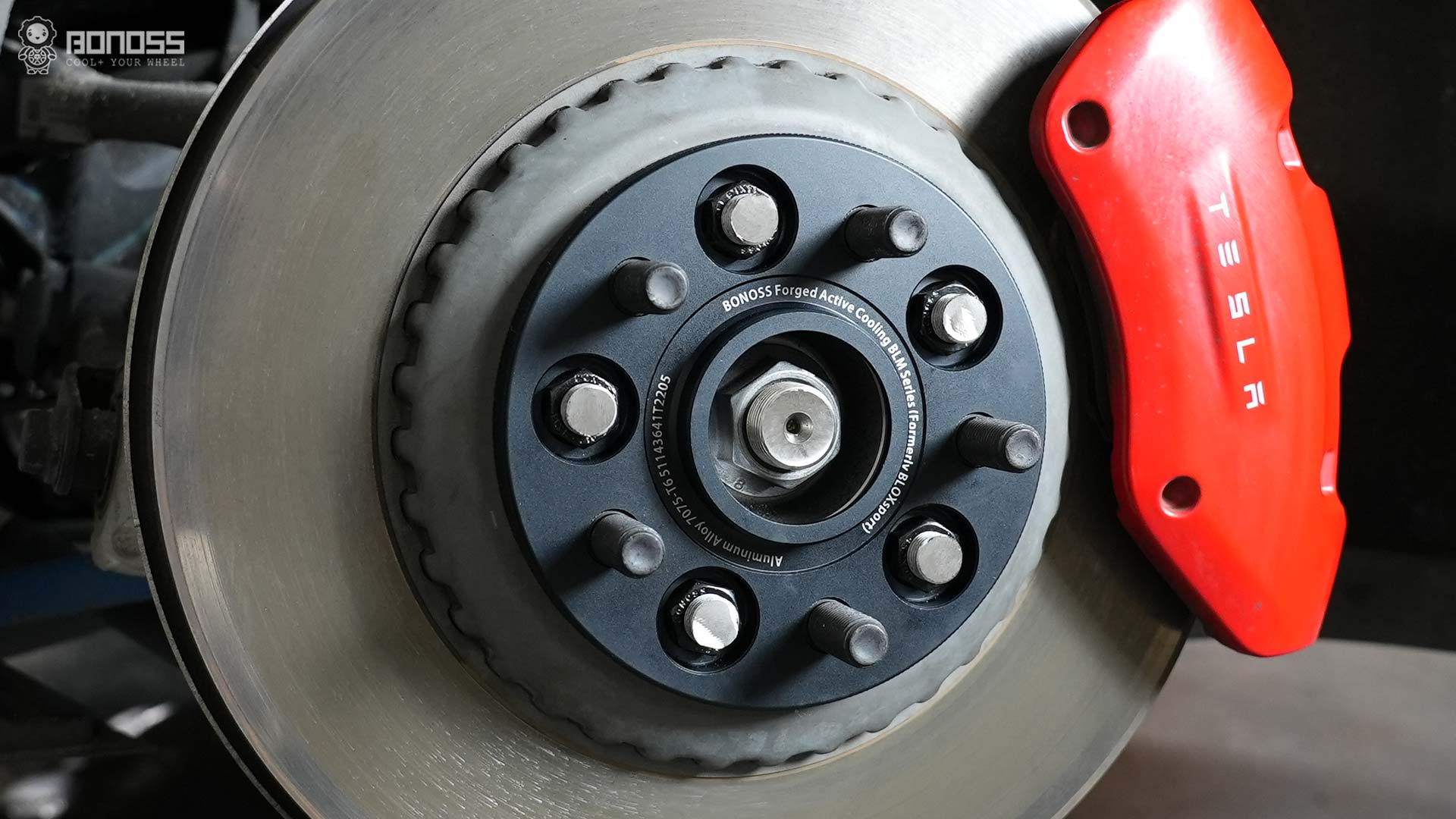 Model 3 Performance Spacers Why Hubcentric is Non-Negotiable BONOSS Forged Active Cooling Adapters Hubcentric Spacers Pros Before and After Example CHZ (2)