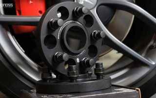 Tesla Model 3 Performance Spacers Are They Worth the Cost BONOSS Forged Active Cooling Adapters Hubcentric Spacers Pros Before and After Example CHZ (3)