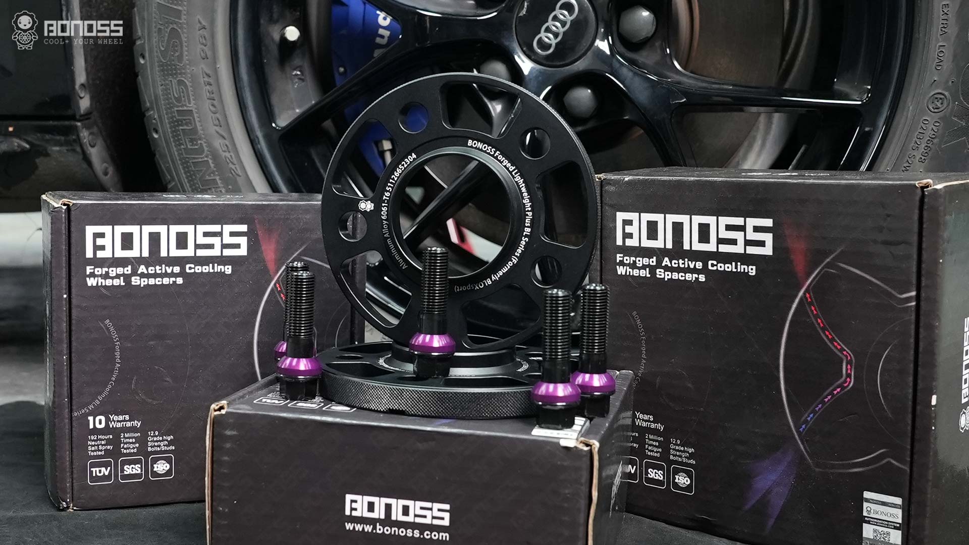 Top 5 Pick Audi SQ5 Wheel Spacers (Fast Guide) BONOSS Forged Lightweight Plus Adapters Hubcentric Spacers Before and After CHZ (3)
