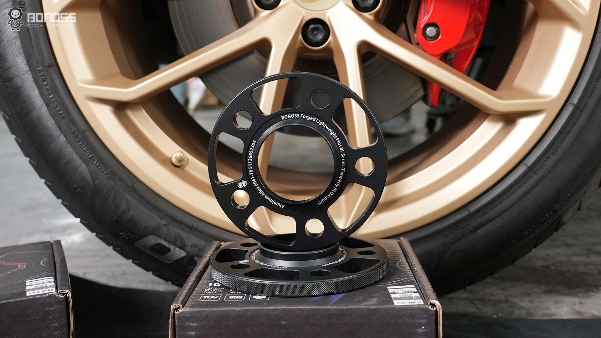 Top 5 Porsche Spacers 2025 Expert Picks BONOSS Forged Lightweight Plus Adapters Hubcentric Spacers Before and After CHZ (3)