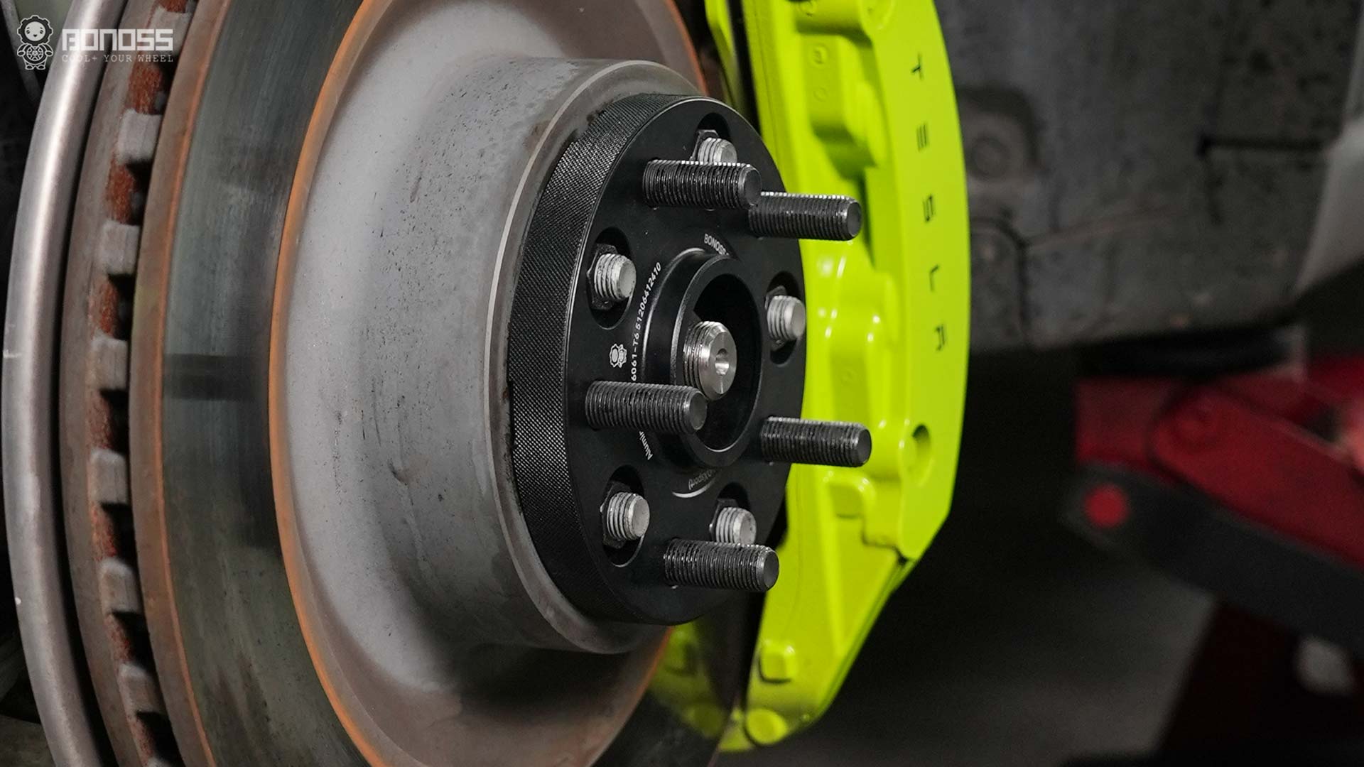 Ultimate Tesla Model X Wheel Spacers Guide Top Picks & Fitment BONOSS Forged Active Cooling Adapters Hubcentric Spacers Pros Before and After Example CHZ (2)