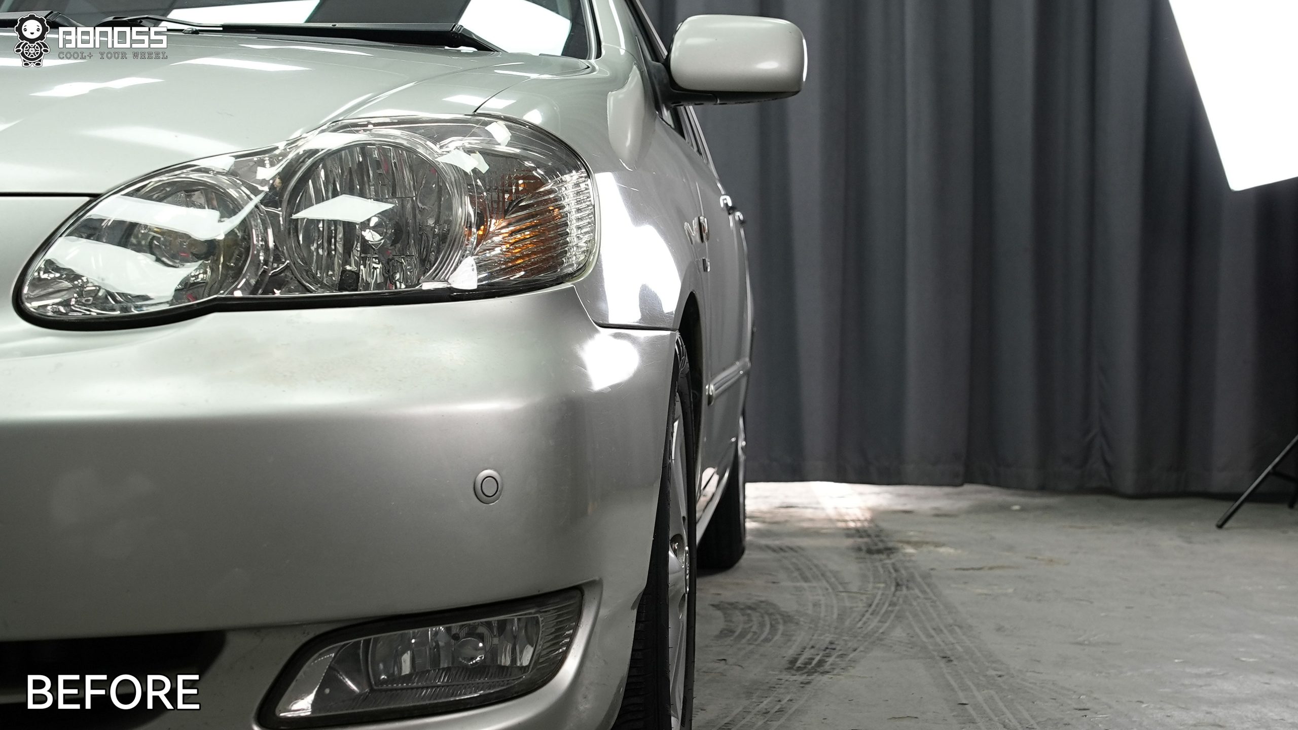 BONOSS Forged Active Cooling 2004 Toyota Corolla Wheel Spacers Front 15mm Rear 20mm Before and After (10)