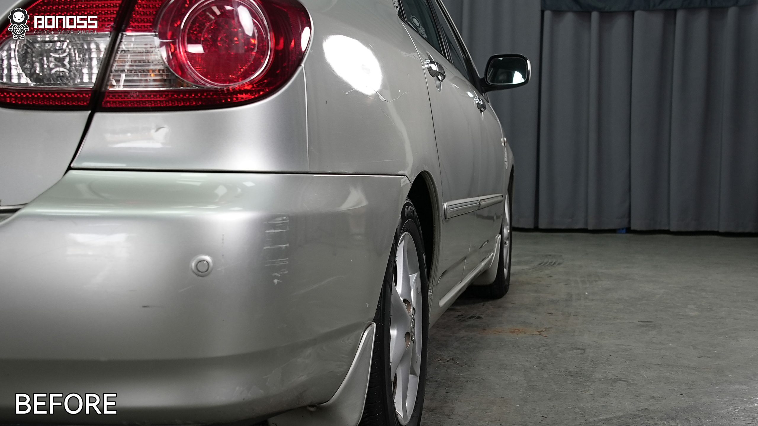 BONOSS Forged Active Cooling 2004 Toyota Corolla Wheel Spacers Front 15mm Rear 20mm Before and After (13)