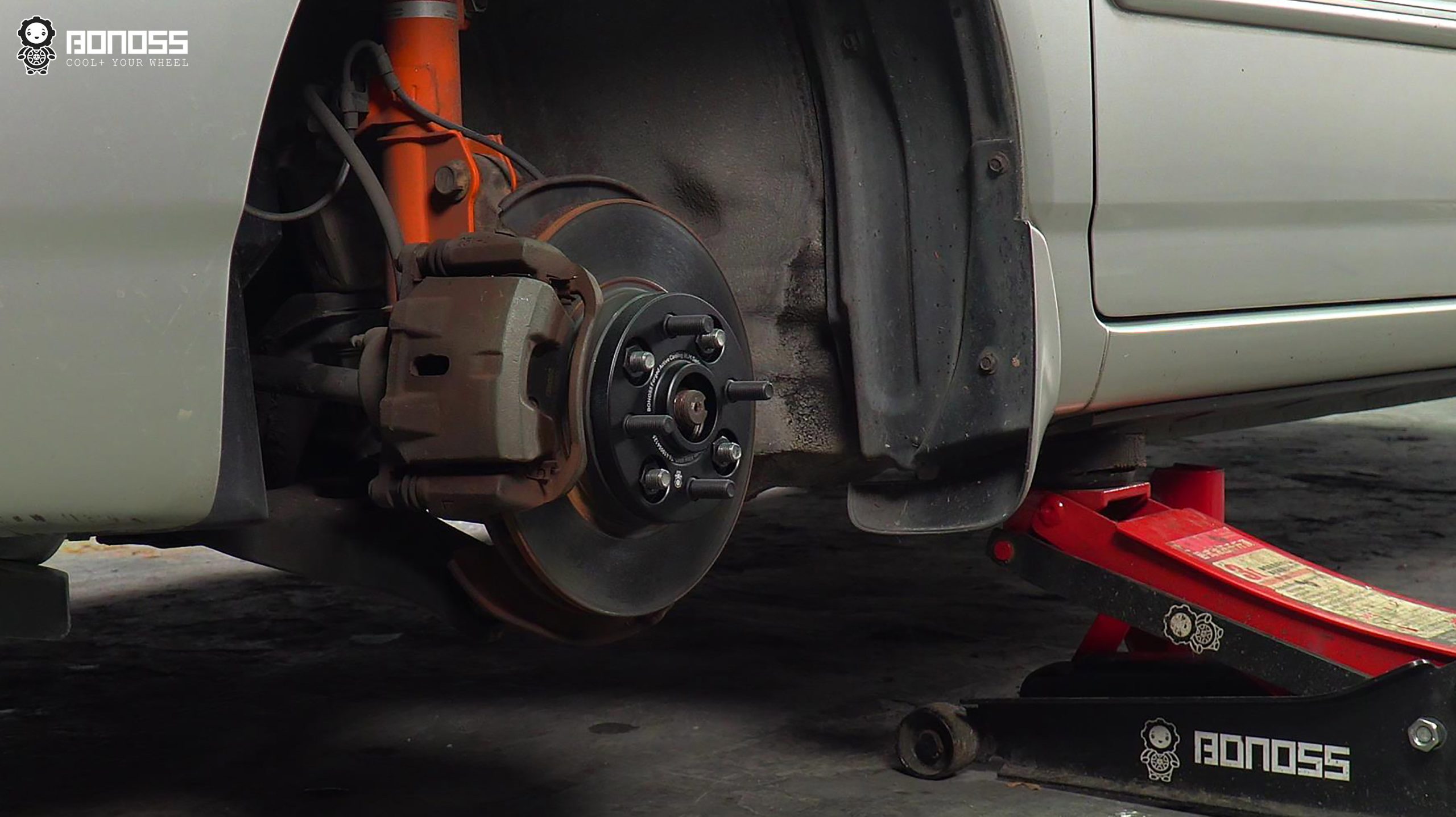 BONOSS Forged Active Cooling 2004 Toyota Corolla Wheel Spacers Front 15mm Rear 20mm Before and After (14)