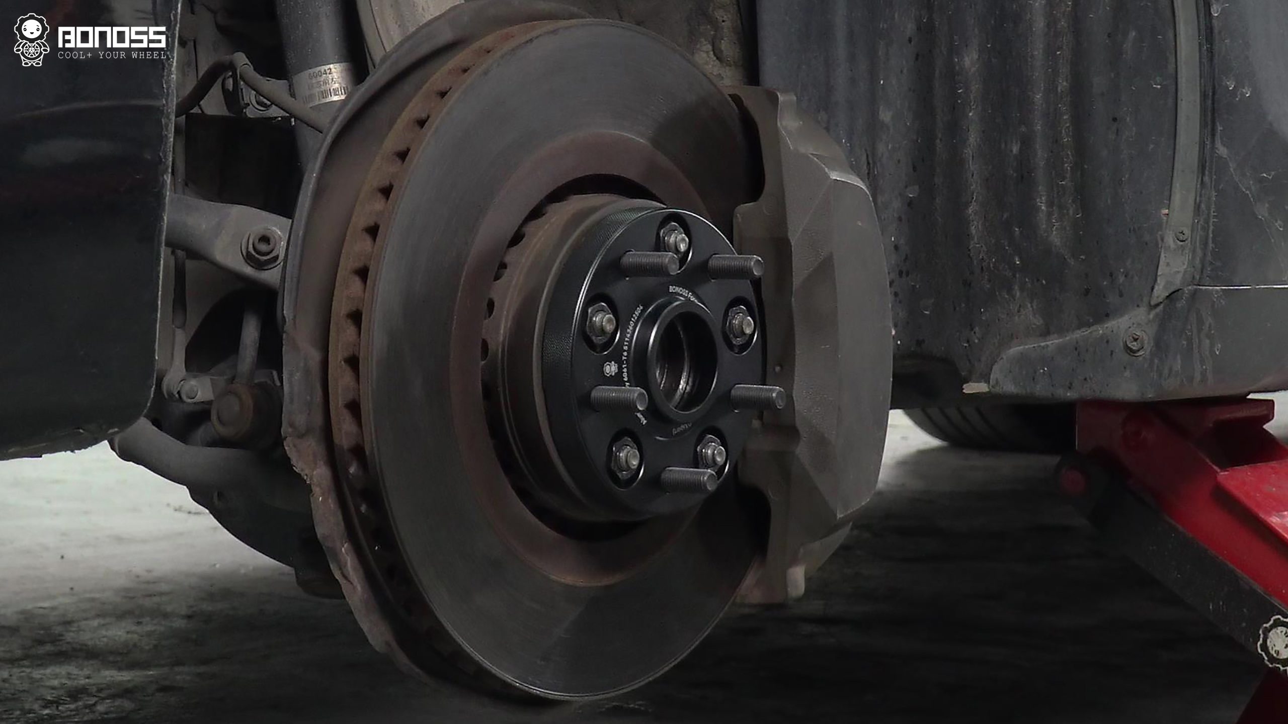 BONOSS Forged Active Cooling 2008 Lexus GS300 Wheel Spacers Front 20mm Rear 20mm Before and After (15)