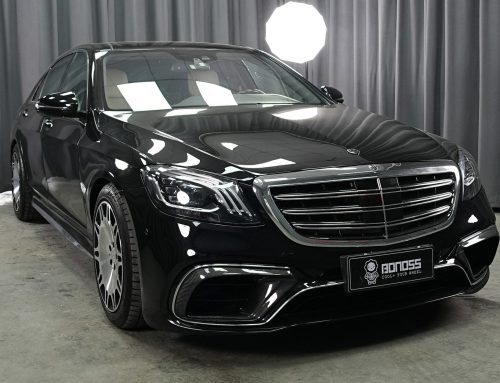 BONOSS Forged Active Cooling Mercedes-Benz S-Class Wheel Spacers Front 25mm Rear 20mm Before and After