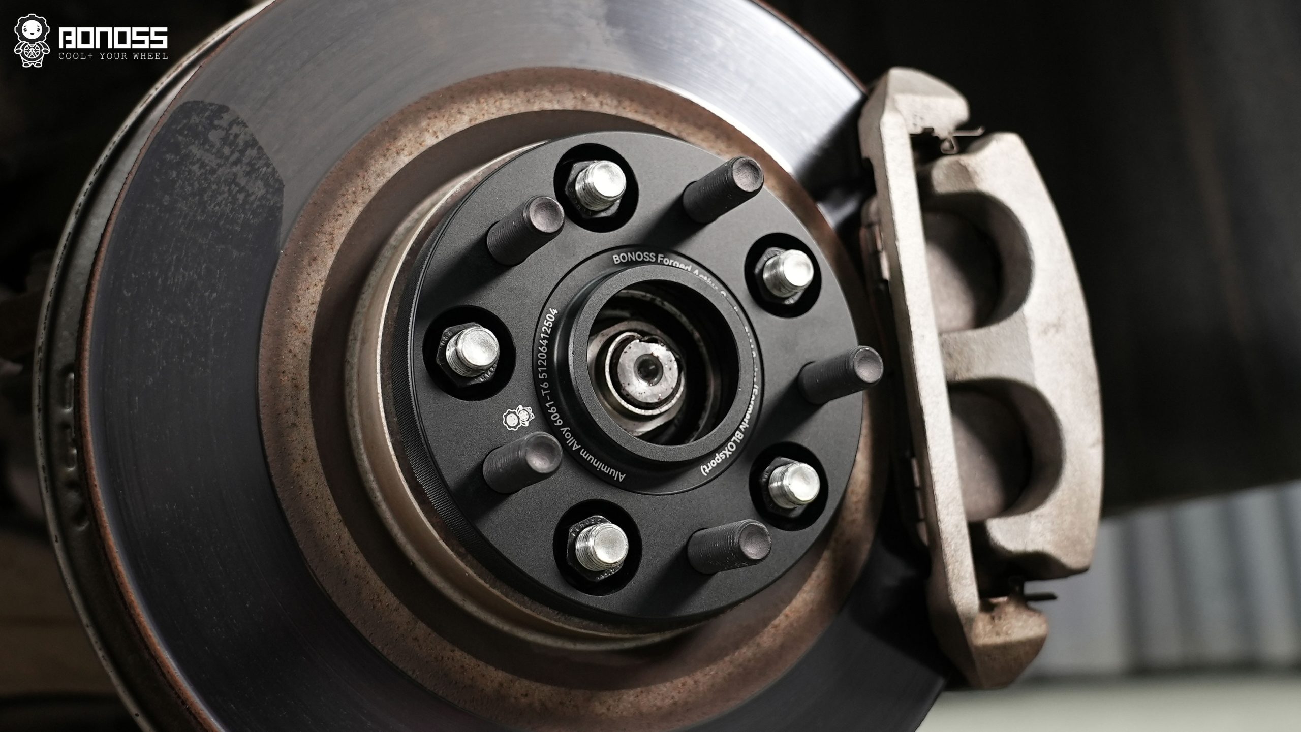 BONOSS Forged Active Cooling 2012 Acura ZDX Wheel Spacers Front 20mm Rear 20mm Before and After (16)