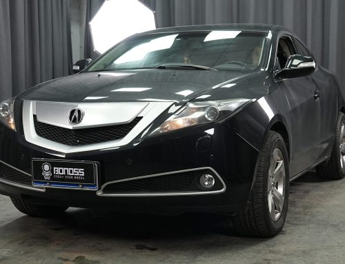 BONOSS Forged Active Cooling 2012 Acura ZDX Wheel Spacers Front 20mm Rear 20mm Before and After