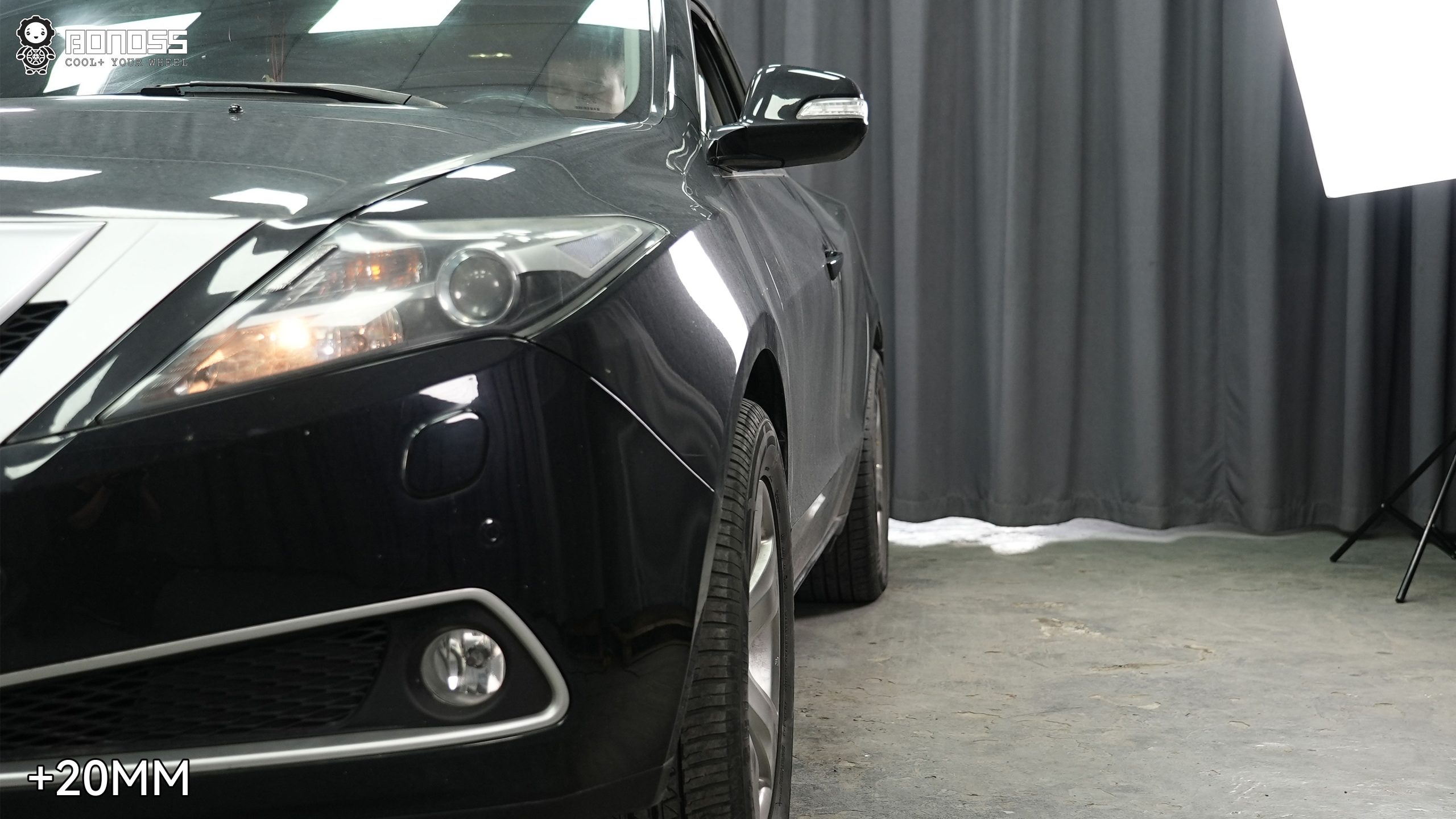 BONOSS Forged Active Cooling 2012 Acura ZDX Wheel Spacers Front 20mm Rear 20mm Before and After (7)