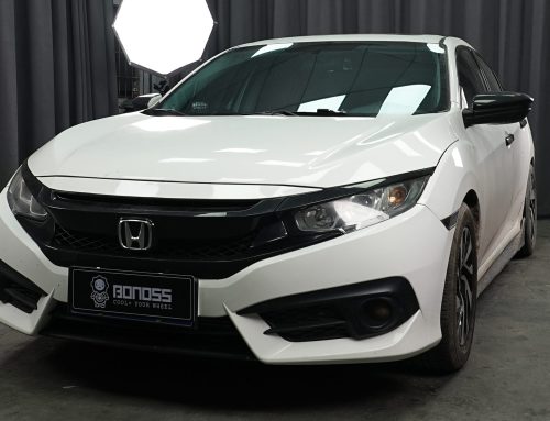 BONOSS Forged Active Cooling 2016 Honda Civic Wheel Spacers Front 15mm Rear 25mm Before and After