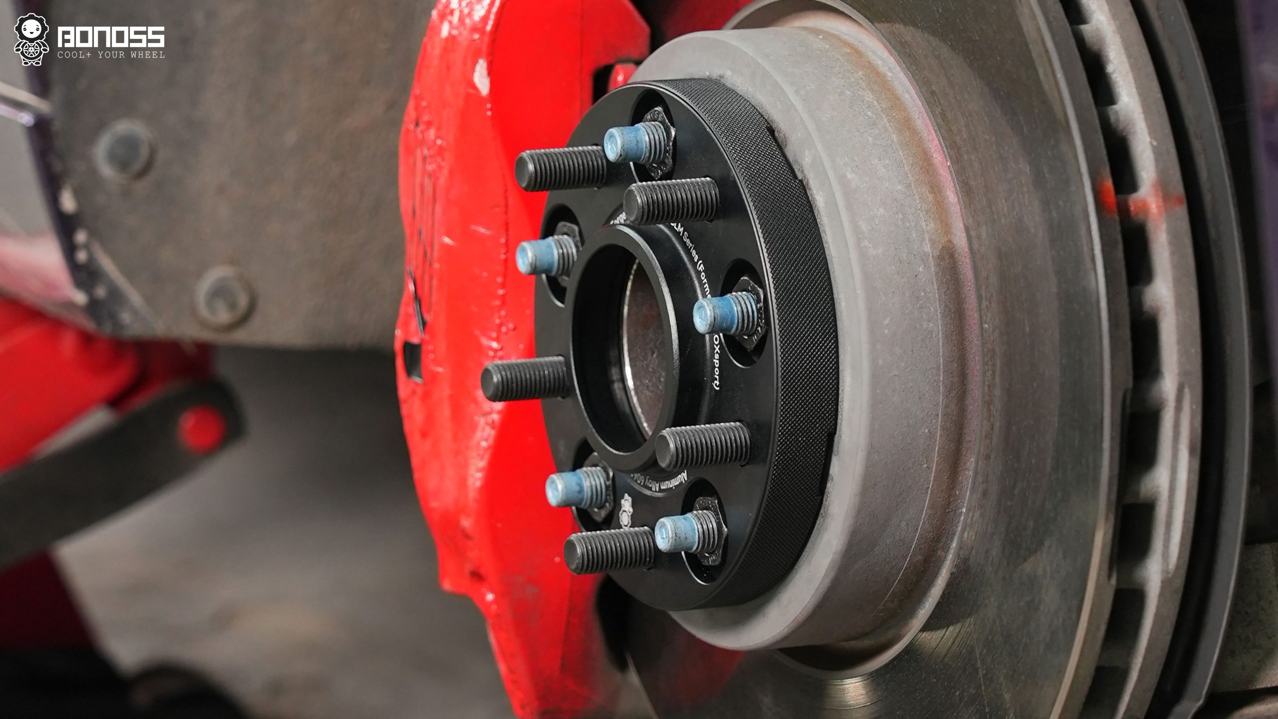 BONOSS Forged Active Cooling 2017 Cadillac ATS Wheel Spacers Front 20mm Rear 25mm Before and After (14)