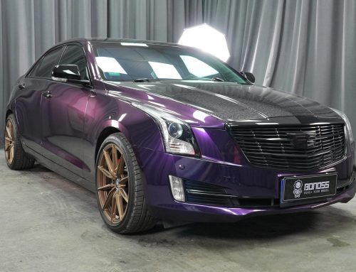 BONOSS Forged Active Cooling 2017 Cadillac ATS Wheel Spacers Front 20mm Rear 25mm Before and After