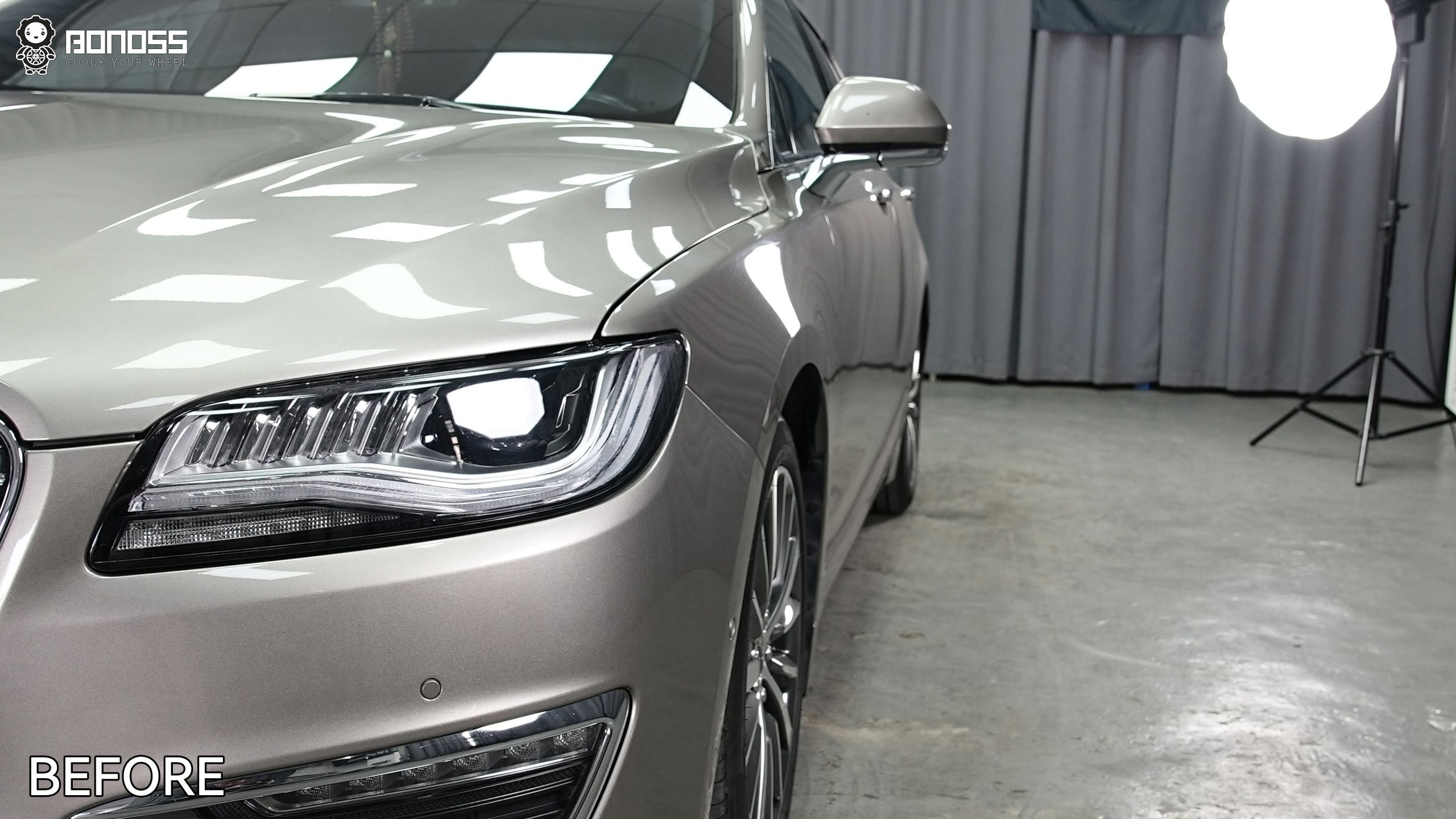 BONOSS Forged Active Cooling 2020 Lincoln MKZ Wheel Spacers Front 25mm Rear 25mm Before and After (10)