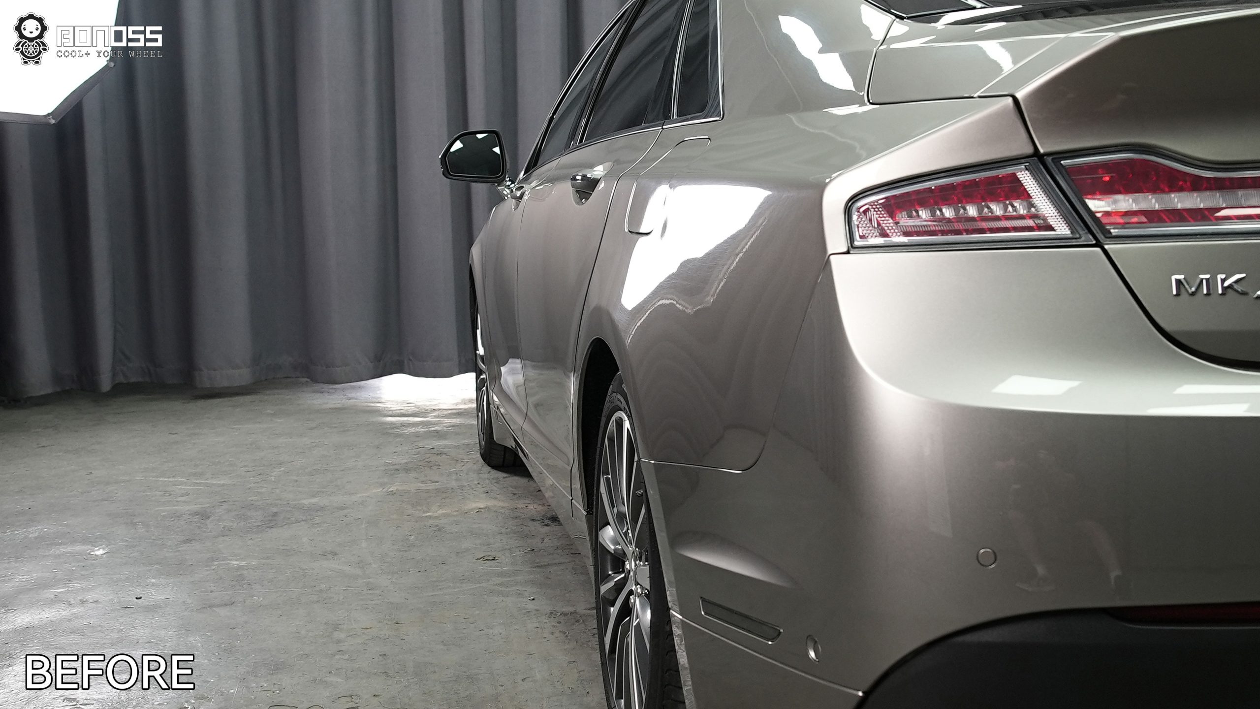 BONOSS Forged Active Cooling 2020 Lincoln MKZ Wheel Spacers Front 25mm Rear 25mm Before and After (11)